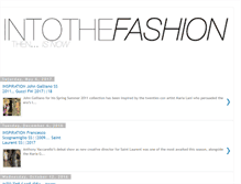 Tablet Screenshot of intothefashion.com